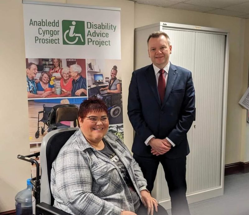 Nick Thomas-Symonds visiting Disability Advice Project